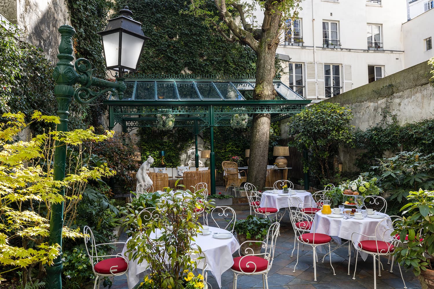 Hotels Paris Saint Germain des Pres hotel des marronniers jardin