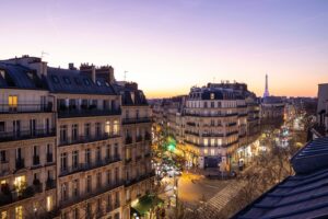 Hotels Paris Saint Germain des Pres Welcome Hotel Paris vue Tour Eiffel